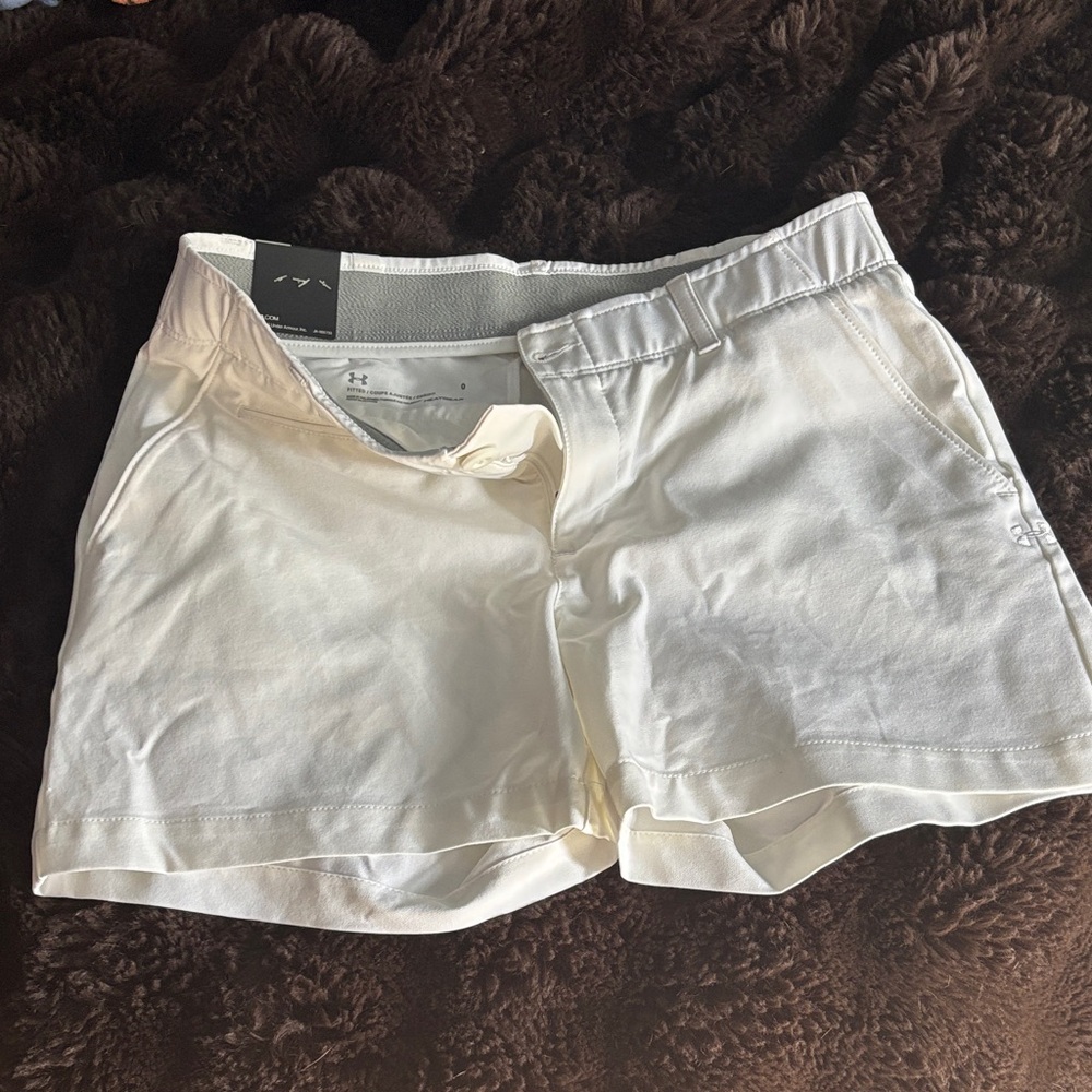 Under Armour Women's White Athletic Shorts